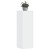 vidaXL Stovai augalams, 2vnt., baltos spalvos, 33x33x100cm, mediena