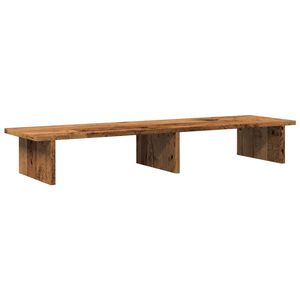 vidaXL Monitoriaus stovas, sendintos medienos, 100x27x15cm, mediena