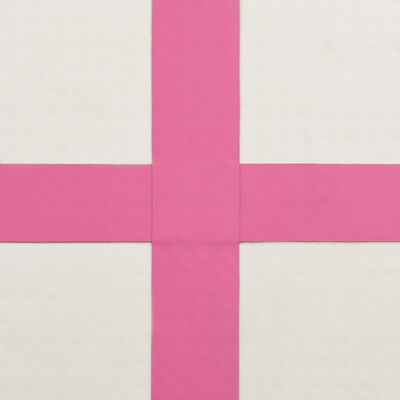vidaXL Pripučiamas gimnastikos kilimėlis, rožinis, 700x100x20cm, PVC