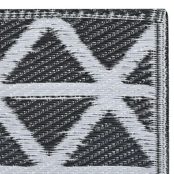 vidaXL Lauko kilimas, ARAKIL juodos spalvos, 160x230cm, PP
