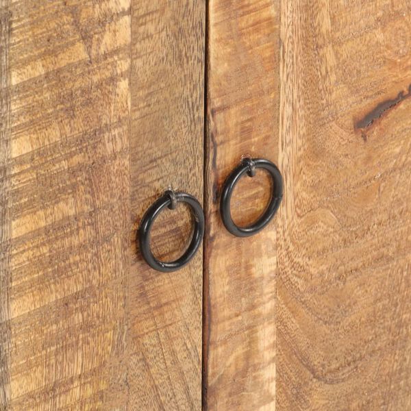 vidaXL &Scaron;oninė spintelė, 60x35x76cm, neapdorota mango mediena