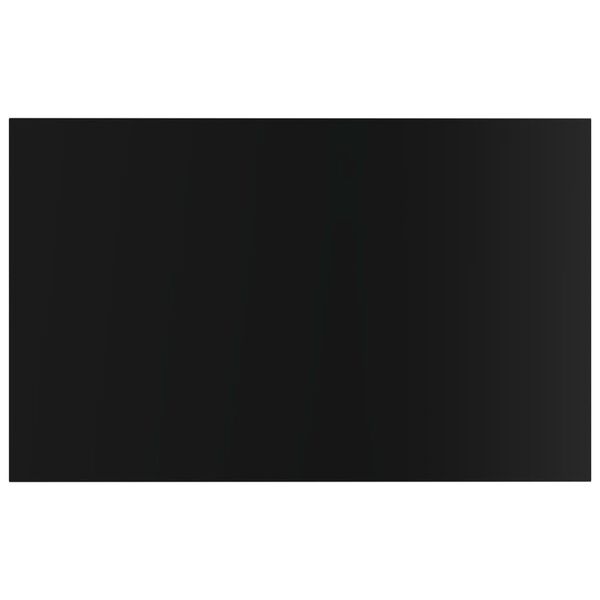 vidaXL Knygų lentynos plok&scaron;tės, 4vnt., juodos, 80x50x1,5cm, MDP