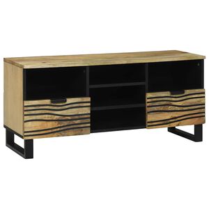 vidaXL TV vienetai 100 x 33 x 46 cm Ruda Apdirbta mediena