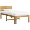 vidaXL Viengulė lova su galvūgaliu ROSTOCK Balta 75 x 190 cm