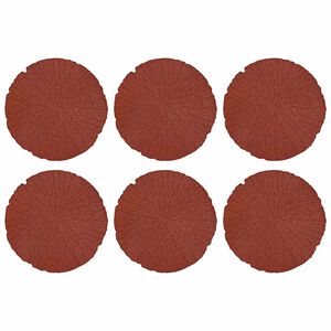 vidaXL Žingsnių akmuo 6 pcs Raudona &Oslash; 45 x 1,8 cm Guma