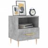 vidaXL Naktinės spintelės, 2vnt., betono pilkos, 40x35x47,5cm, mediena