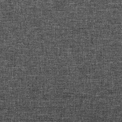 vidaXL Galvūgalis su auselėmis, tamsiai pilkos,103x16x78/88cm, audinys