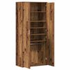 vidaXL batų spintelė Old Wood 80x39x178 cm Engineered Wood