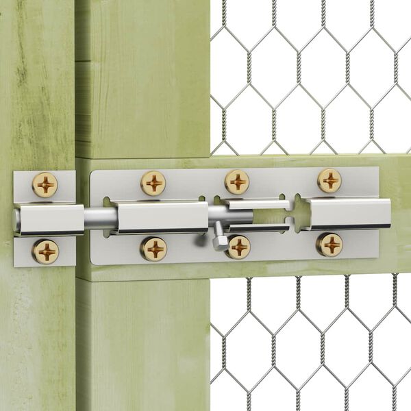 vidaXL Narvas viščiukams, 1,5x9x1,5m, impregnuota pušies mediena