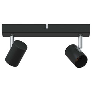 vidaXL Lubų prožektorius Juoda 26 x 6,5 x 11,5 cm metalas