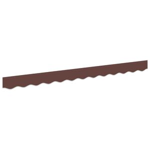 vidaXL Markizės pakra&scaron;čio pakeitimas Ruda juostele 230 x 20 cm