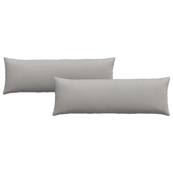 vidaXL Sofa Pagalvės 2 pcs Debesų pilka 120 x 40 cm audinys