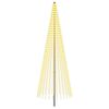 vidaXL LED Kalėdų medis 385 cm 1148 LED &Scaron;ilta balta Geležis Juoda
