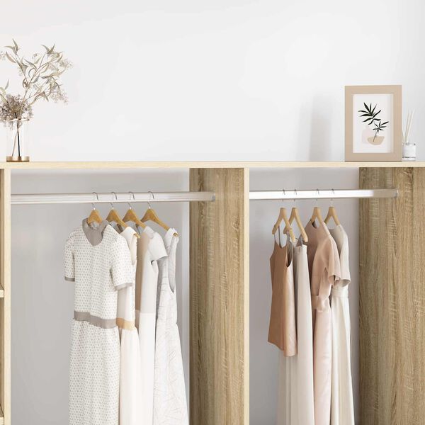 vidaXL Spintos strypas 2 pcs Sidabro 764 x 15 x 29 mm