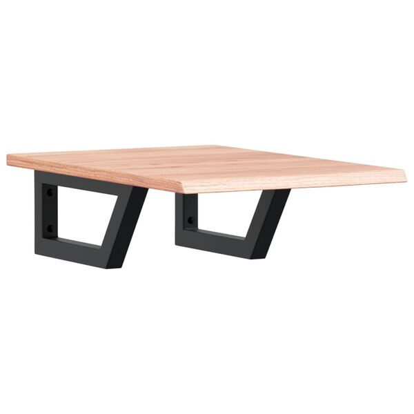 vidaXL Lentyna praustuvui, plienas ir ąžuolo medienos masyvas