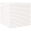 vidaXL Sodo lovelis, baltas, 70x70x68,5cm, pu&scaron;ies medienos masyvas