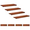 vidaXL Laiptų pakopos 8 vnt. 90 x 25 x 2 cm Ruda Kietas bukas medis