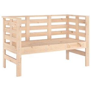 vidaXL Sodo suoliukas, 111,5x53x71cm, pu&scaron;ies medienos masyvas