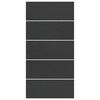 vidaXL Baseino dugno plėvelė 550 x 280 x 0,1 cm Stačiakampio Juoda