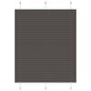 vidaXL Plisuota žaliuze juoda 105x100 cm audinio plotis 104,4 cm