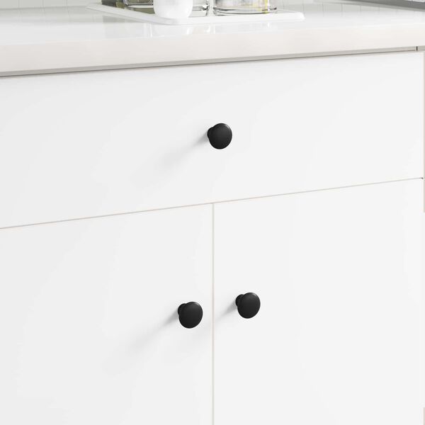 vidaXL Rankena 1461 pcs Juoda &Oslash;30 mm Aliuminis