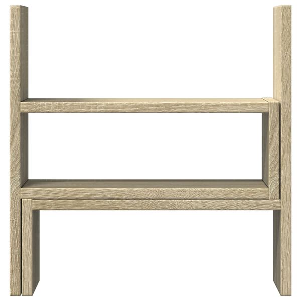 vidaXL Rašomojo stalo lentyna, ąžuolo, 40x17x41cm, apdirbta mediena