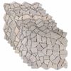 vidaXL Mozaikos plytelės Kreminė 30 x 30 cm Marmuras
