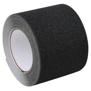 vidaXL Neslystanti juosta, juodos spalvos, 0,1x10m, PVC