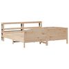 vidaXL Lovos rėmas be čiužinio, 180x200cm, pu&scaron;ies medienos masyvas