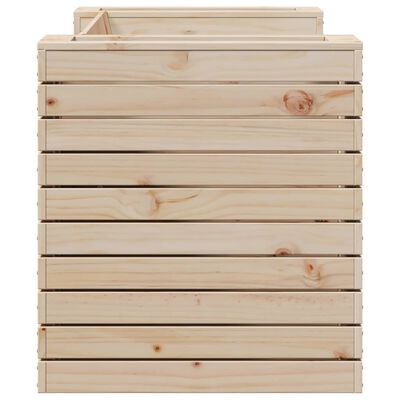 vidaXL Suoliukas su loveliais, 167,5x60x65cm, pušies medienos masyvas