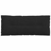 vidaXL Apsaugos Pagalvė Juoda 120 x 19 x 50 cm audinys