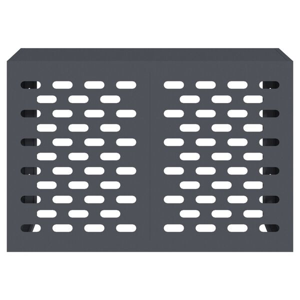 vidaXL Kondicionierių uždangalas Antracitas 90 x 40 x 60 cm Plienas