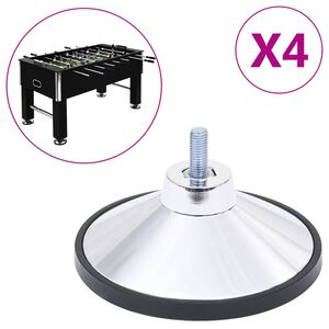 vidaXL Stalo futbolo stalo kojos, 4vnt., chromas M10