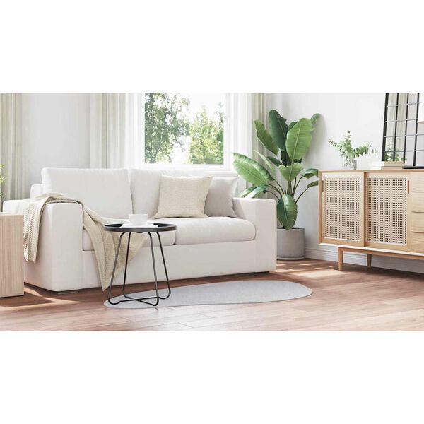 vidaXL Kilimas HUARTE Pilka 80 x 150 cm Poliesteris