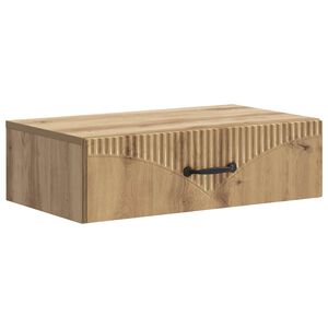 vidaXL Sieninis &scaron;oninis staliukas Artisano ąžuolo 59 x 34,5 x 17 cm