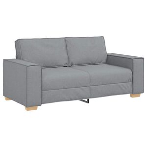 vidaXL Dvivietė sofa, &scaron;viesiai pilka, 180x78x84 cm, audinys
