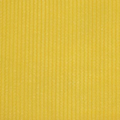 vidaXL Balkono pertvara, geltonos spalvos, 75x500cm, HDPE