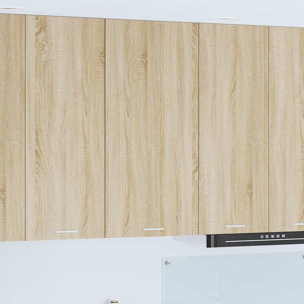 vidaXL Pakabinama spintelė Sonoma ąžuolas ir baltas 50 x 31 x 100 cm