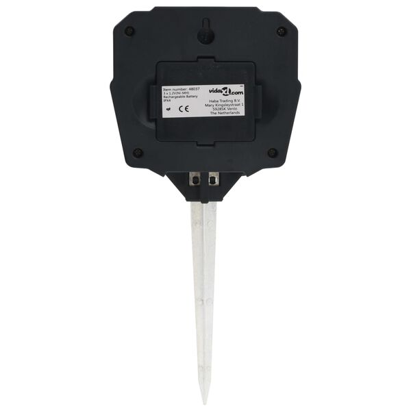 vidaXL Ultragarsinis prietaisas gyvūnų baidymui, aktyvuojamas judesio