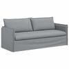 vidaXL Sofa 2 pcs &Scaron;viesiai pilka 196 x 82 x 85 cm audinys
