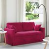 vidaXL Sofa Vyno raudona 158 x 78 x 80 cm Aksomas