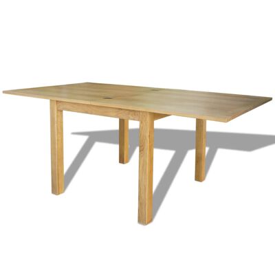 vidaXL Išskleidžiamas stalas, ąžuolas, 170x85x75cm