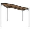 vidaXL Stoginė, taupe spalvos, 4x3m, audinys ir plienas, 180g/m&sup2;