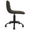 vidaXL Pasukama biuro kėdė, tamsiai pilkos spalvos, aksomas (334023)