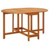 vidaXL Sodo stalas, 130x90x72cm, akacijos medienos masyvas