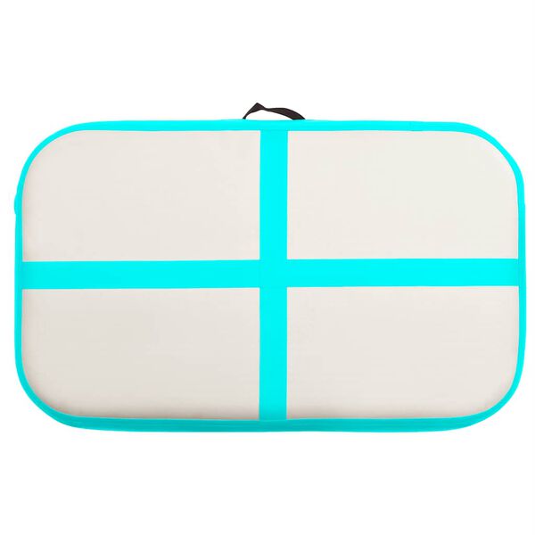 vidaXL Pripučiamas gimnastikos kilimėlis, žalias, 60x100x20cm, PVC
