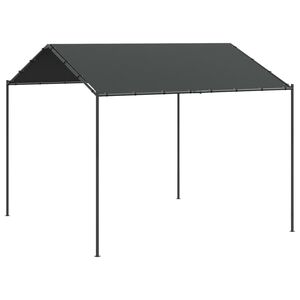 vidaXL Tentinė palapinė, antracito spalvos, 3x3m, plienas ir audinys