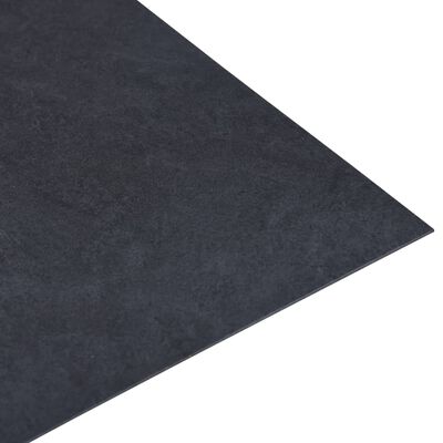 vidaXL Grindų plokštės, 20vnt., juodos, 1,86m², PVC, prilimpančios