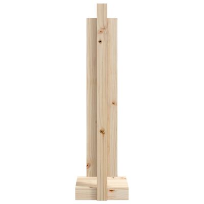 vidaXL Malkų laikiklis, 33,5x30x110cm, pušies medienos masyvas