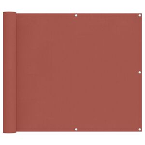 vidaXL Balkono Ekranas Terakotos 100 x 800 cm Oksfordo audinys